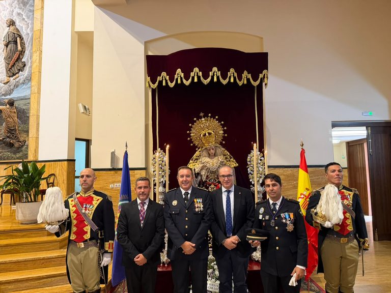 Invitación de la Delegación de Jaén HNME al día de la Patrona de la Policía Local María Santísima de la Amargura