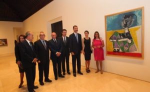Lee más sobre el artículo Don Felipe y Dña. Letizia visitan el Museo Picasso en Málaga