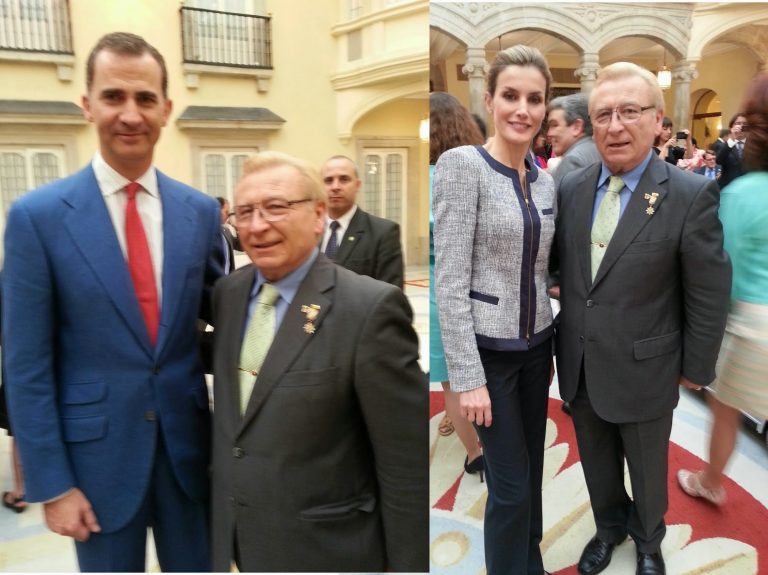 El Presidente Regional de la HNME en Castilla y León, participó de la Audiencia de los Reyes en El Pardo