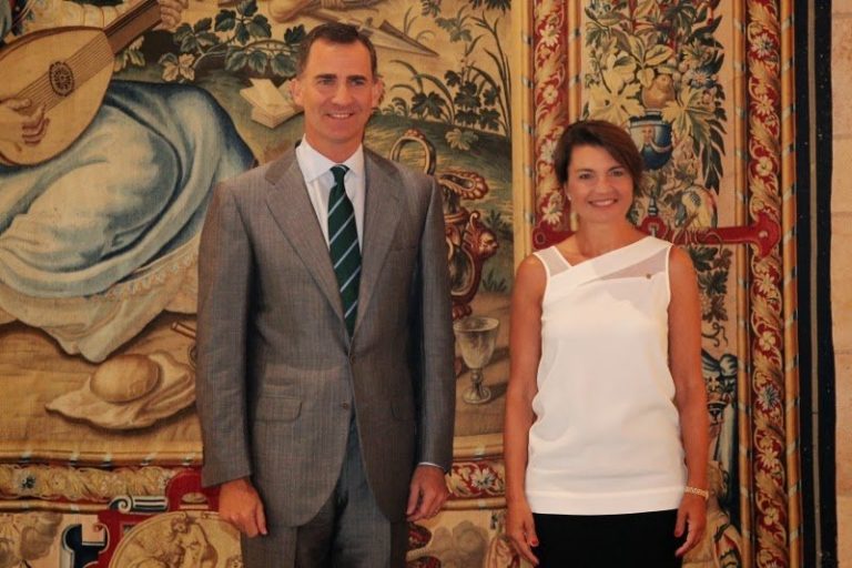 El Rey de España recibió a la Presidenta del Parlamento Balear Margalida Durán