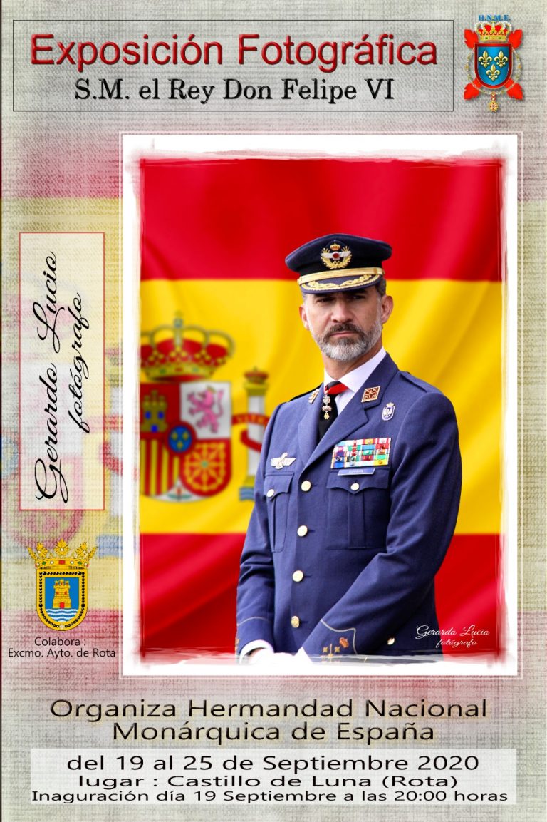 La Hermandad Nacional Monárquica de España, organiza durante este trimestre una exposición fotográfica itinerante dedicada a S.M Felipe VI