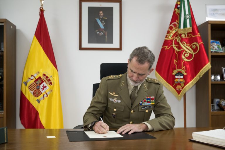 S. M. El Rey visita las instalaciones del GAO de la Guardia Civil con motivo del 50 Aniversario de la Unidad