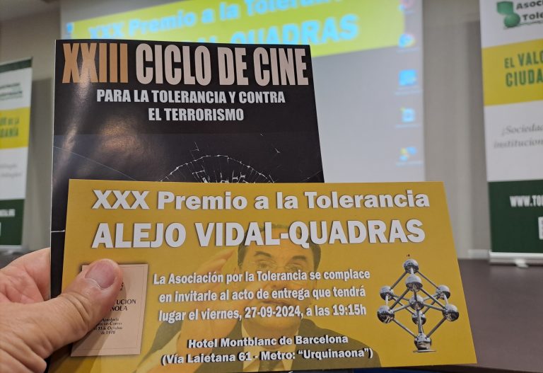 La Delegación de Barcelona con la Asociación por la Tolerancia