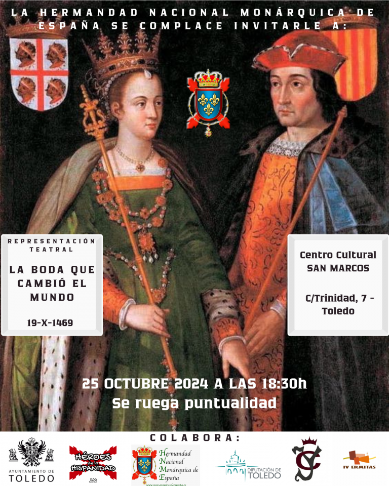 La Boda que Cambió el Mundo’ se Representa en el Centro Cultural San Marcos el 25 de Octubre