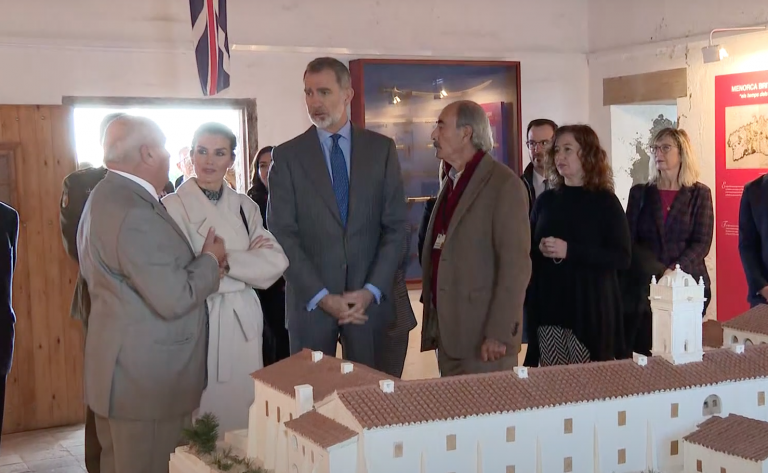 Los reyes D. Felipe y Dña. Leticia visitan Menorca