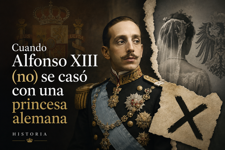 Cuando Alfonso XIII (no) se casó con una princesa alemana