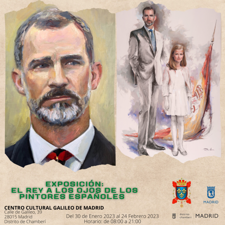Exposición de reproducciones fotográficas de cuadros de artistas españoles que han tenido el privilegio de contar con SM el Rey D. Felipe VI 