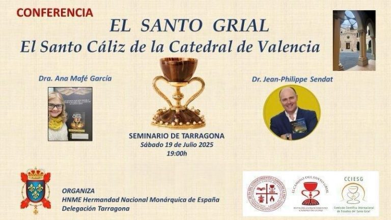 La delegación de Tarragona organiza la conferencia “EL SANTO GRIAL”. El Santo Cáliz de la Catedral de Valencia