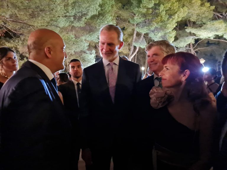 RECEPCIÓN DE SS.MM., LOS REYES DE ESPAÑA, EN MARIVENT