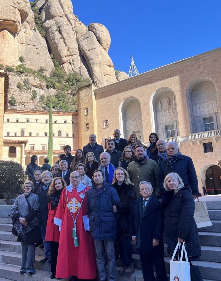 EL PRESIDENTE DE LA HNME ASISTE INVITADO POR EL DELEGADO DE ESPAÑA DE LAS ÓRDENES DINÁSTICAS DE LA CASA REAL DE SABOYA (ODDCS) A LA PEREGRINACIÓN DEL «SANTUARIO MONASTERIO DE MONTSERRAT» CON MOTIVO DE LA CELEBRACIÓN DE SU «MILENARIO»