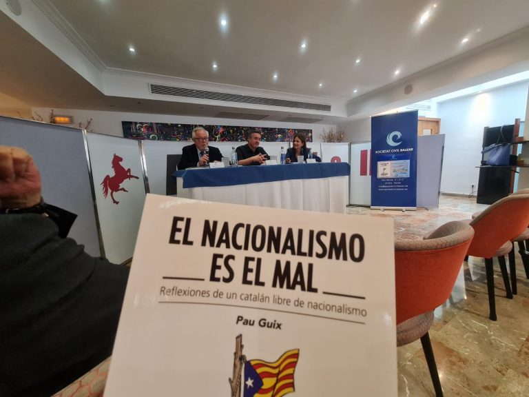 Presentación del libro de Pau Guix de Dolça Catalunya, «El Nacionalismo es el Mal»