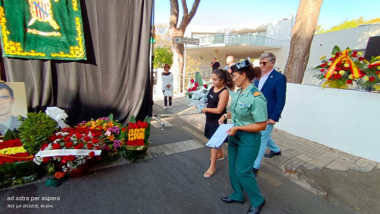 Durante el día de hoy, ha tenido lugar en Calvià el homenaje a los guardia civiles ASESINADOS por la banda terrorista ETA