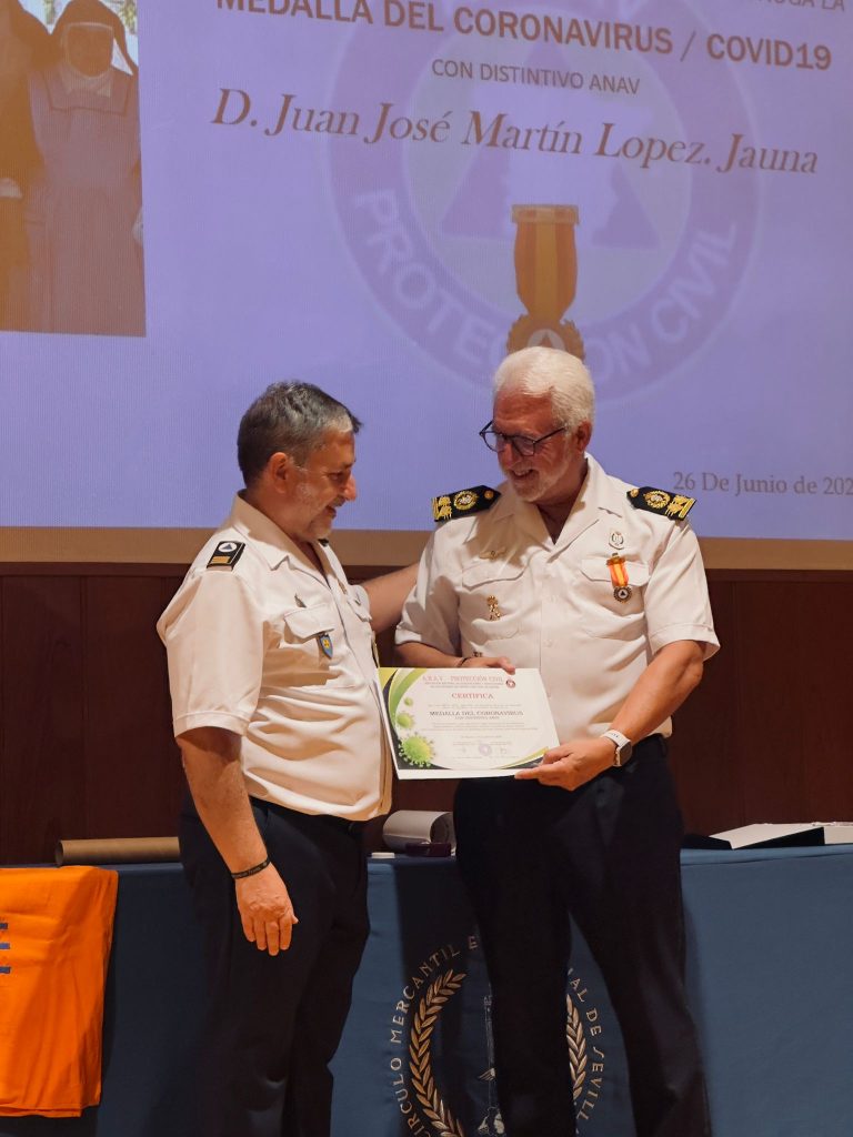 Don Juan José Martin, Secretario Nacional de Expansión y Desarrollo de la Hermandad Nacional Monárquica de España, un reconocimiento merecido