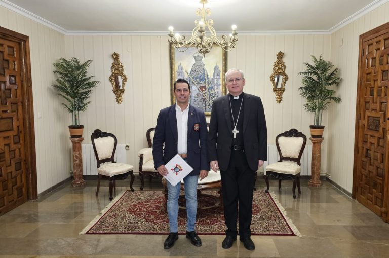 El Delegado de la HNME en Jaén se reúne con el Obispo Rvdo. D. Sebastián Chico Martínez