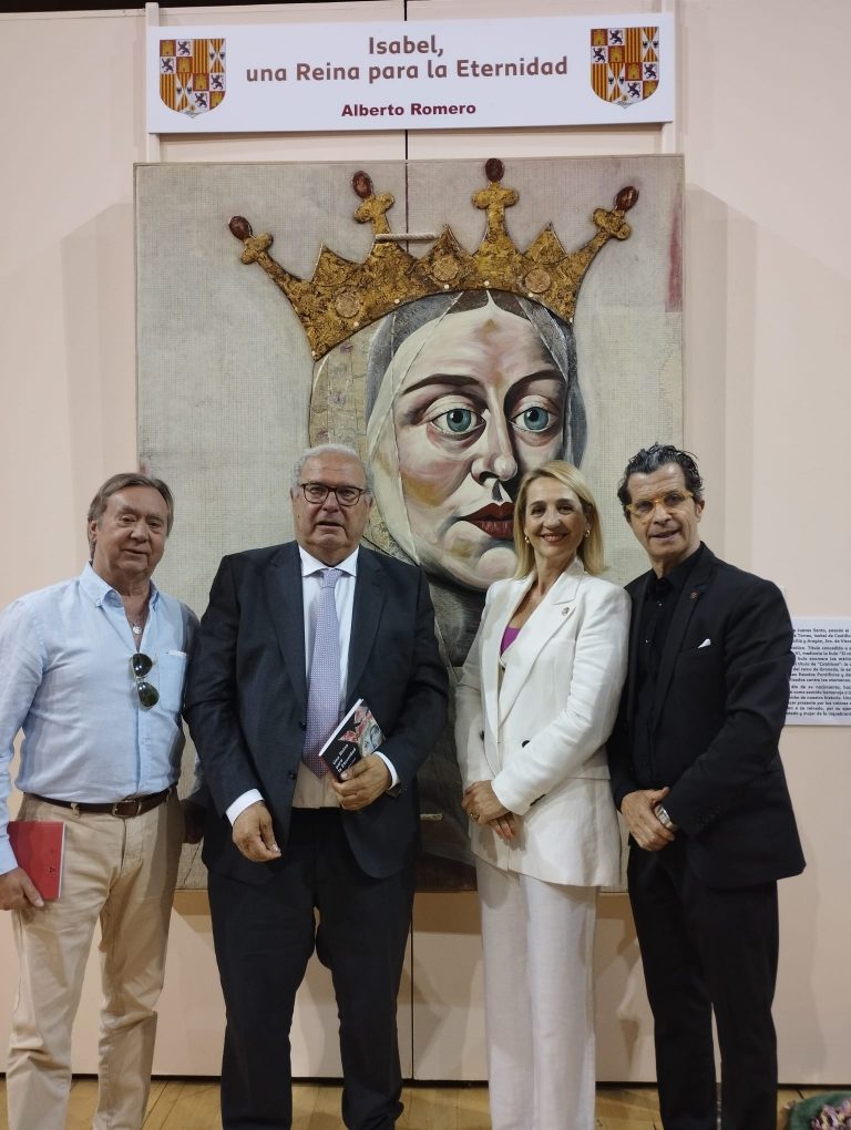 El día 24 de junio D. Jose María Gómez presentó su libro de poesía a Isabel la Católica